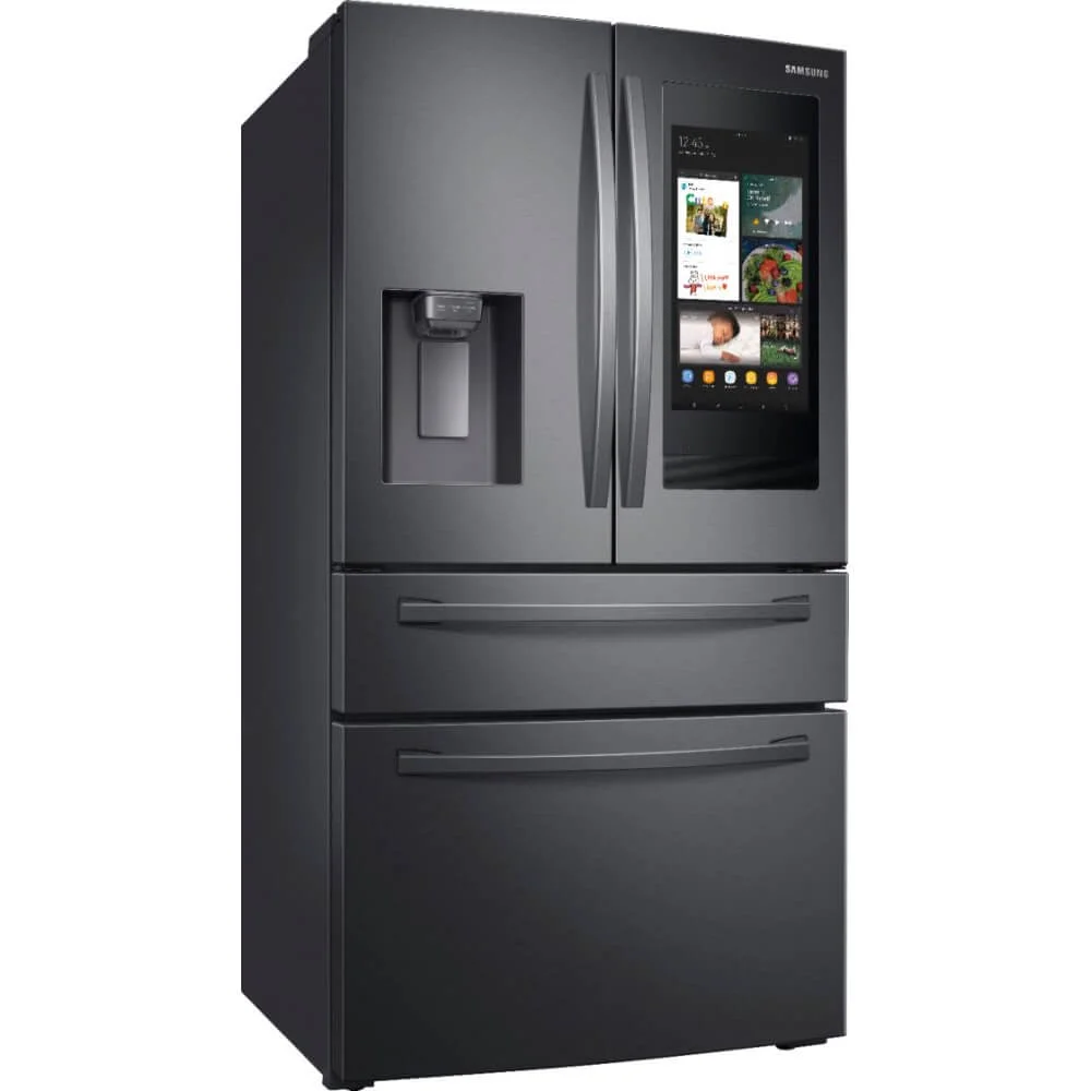 Samsung RF22R7551SG 22.2 Cu. Ft. Black Stainless Family Hub 4-Door French Door Counter-Depth Refrigerator