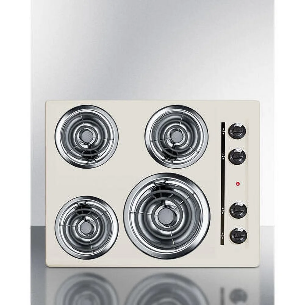 SUMMIT SEL03 24 Wide 4-burner Coil Cooktop