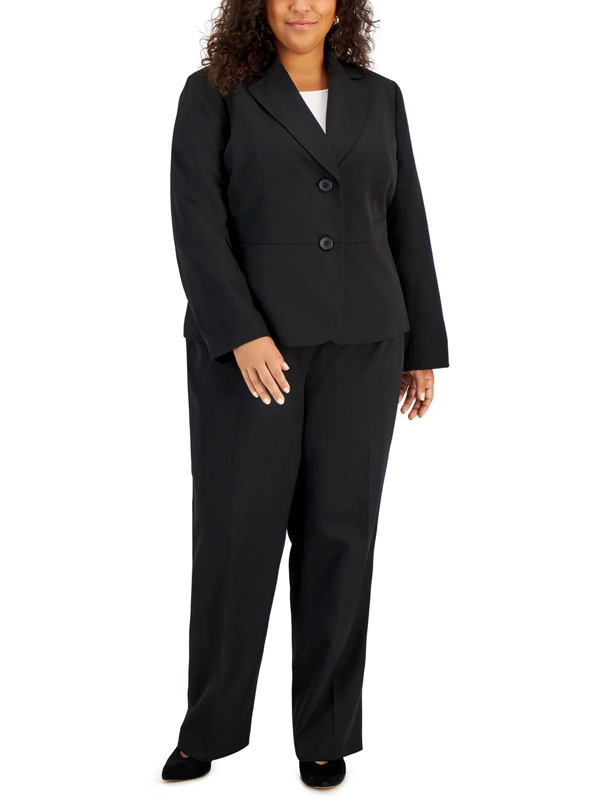 Le Suit Womens Plus 2PC Professional Pant Suit
