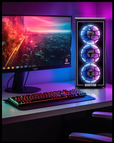 Q5 Pro Gaming PC | AMD Ryzen 7 8700F 6X 5GHz 16 Threads | NVIDIA RTX 5060 8GB | 32GB RAM | 1TB NVMe SSD | WiFi 5 | Windows 11 Pro
