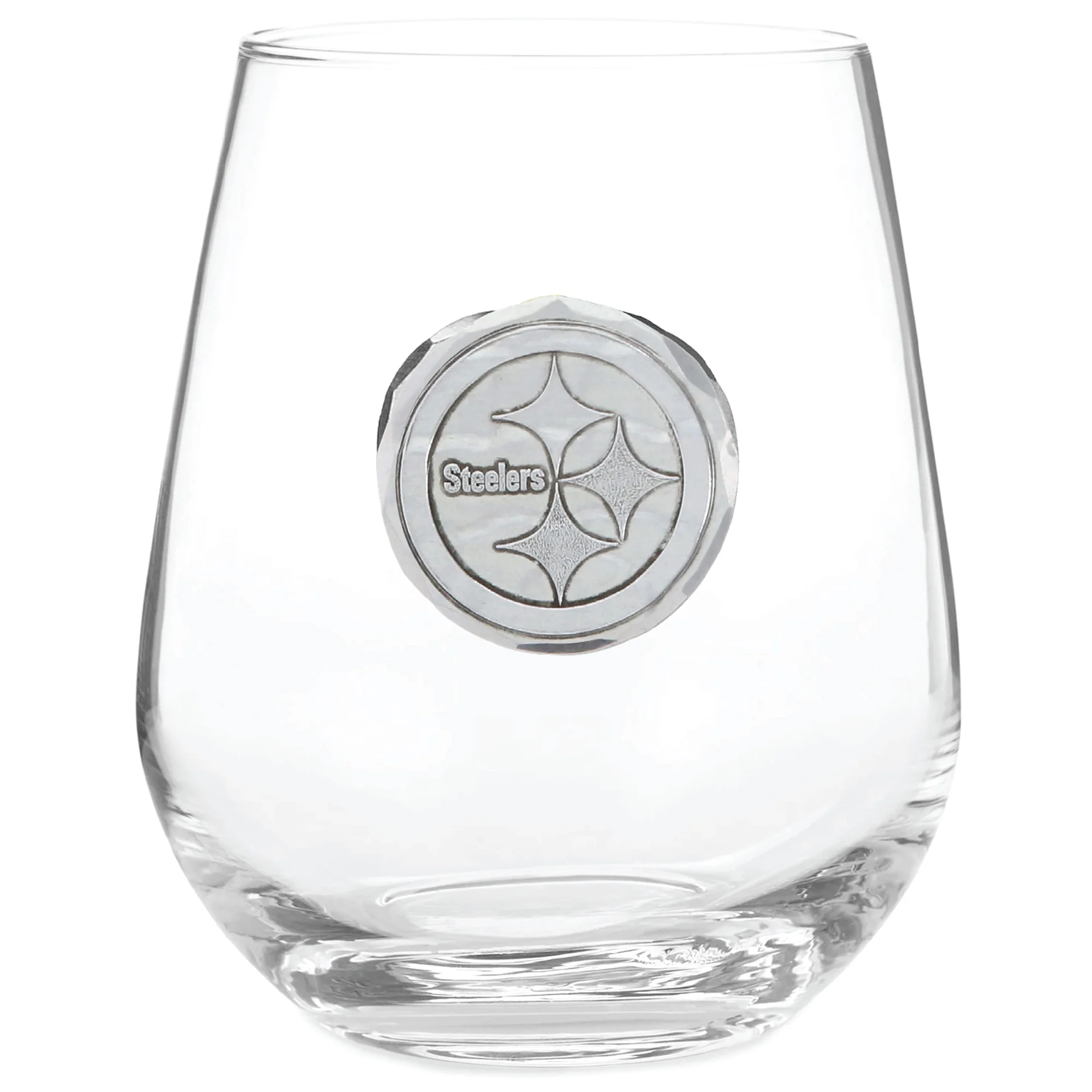 Pittsburgh Steelers 15oz. Stemless Wine Glass