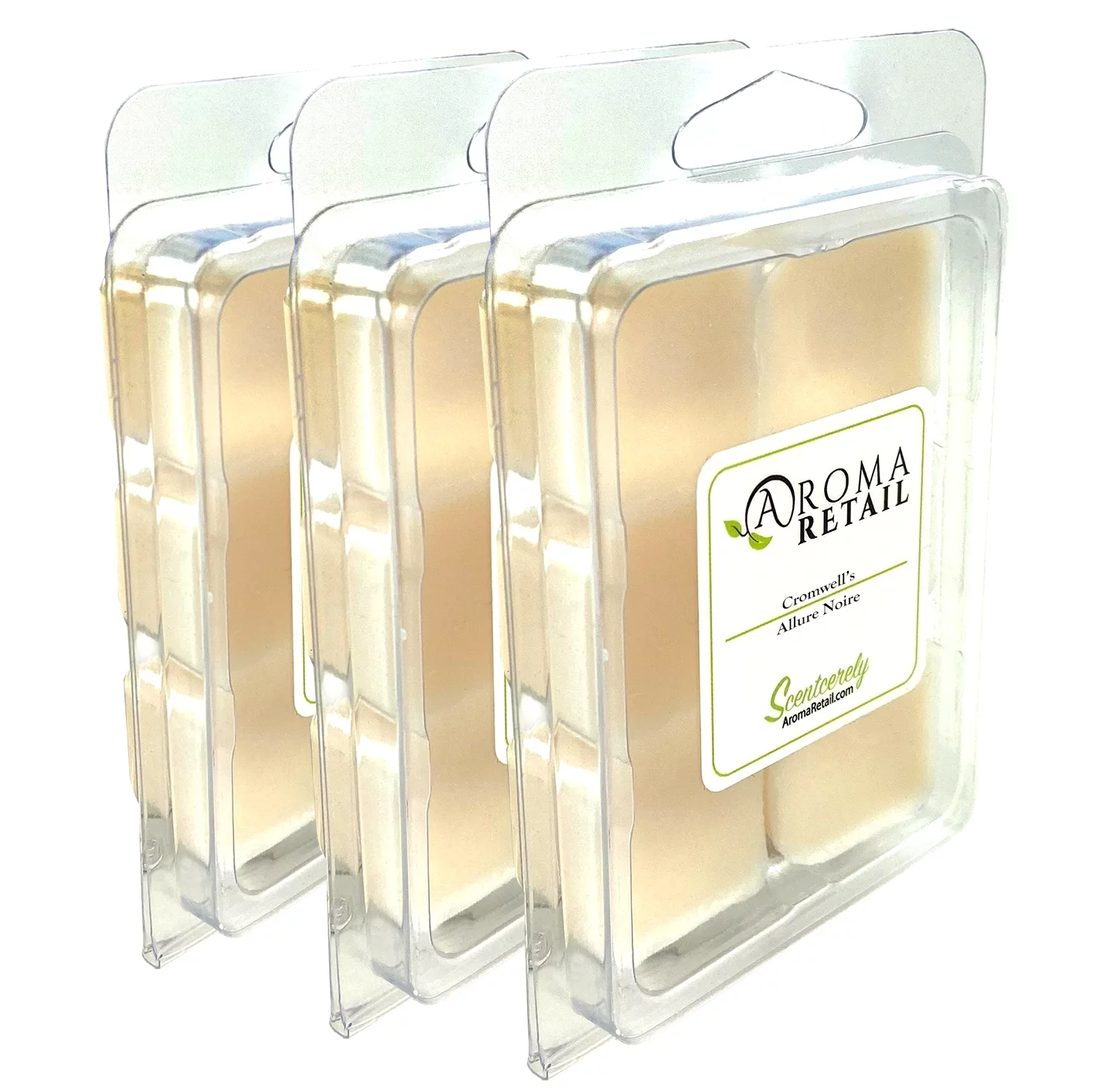 Set of 3 Allure Noire Scented Soy Wax Melts for Wax Melter and Candle Warmer