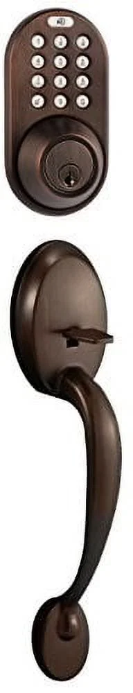 MiLocks BDF-02OB Electronic Touchpad Entry Keyless Deadbolt Handleset Combo