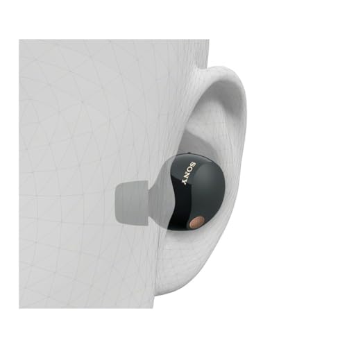Sony WF-1000XM5 The Best Truly Wireless Bluetooth Noise Canceling Earbuds & in-Ear Headphones with Alexa Built-in, Black