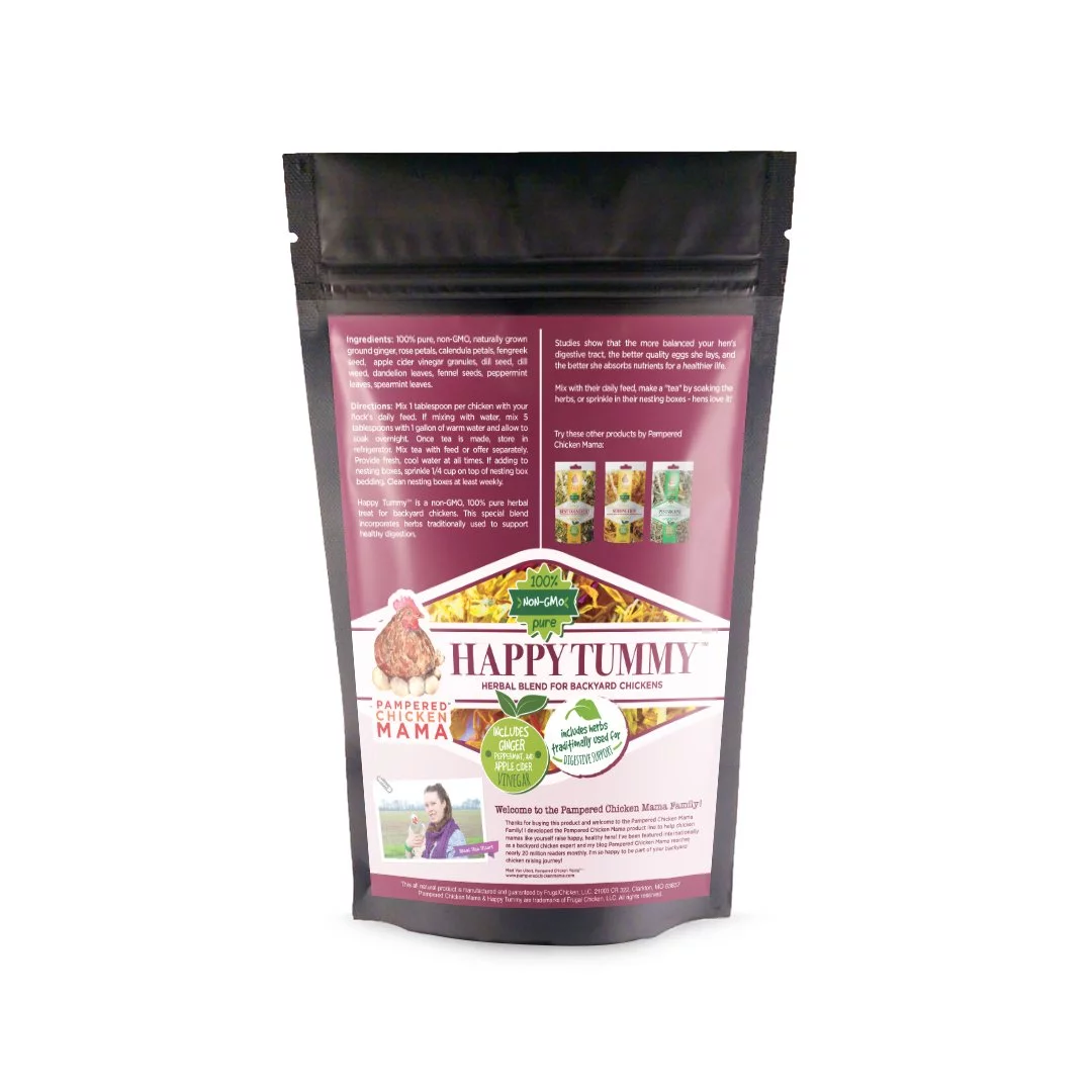 Happy Tummy Herbal Treat For Backyard Chickens
