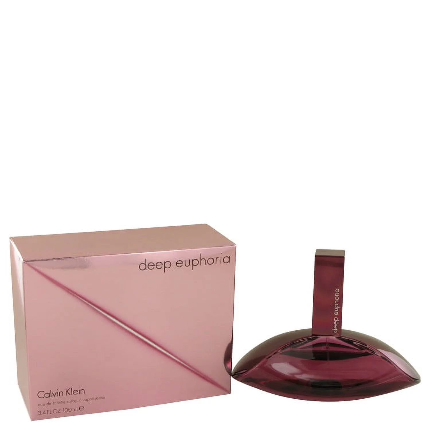 Calvin Klein Deep Euphoria Perfume Eau De Toilette Spray for Women - 3.4 Oz