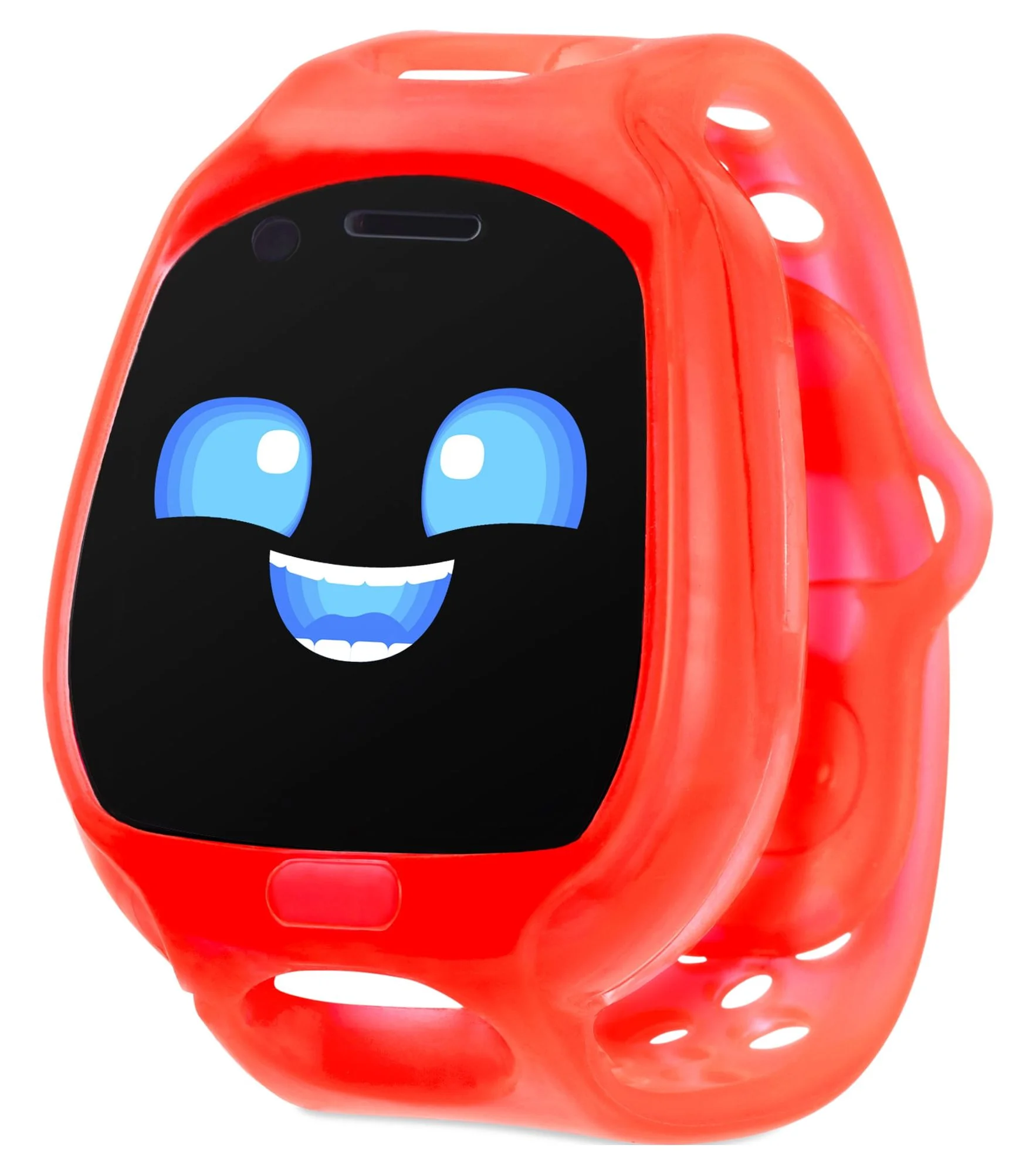 Little Tikes Tobi 2 Robot Red Smartwatch- 2 Cameras w Interactive Robot Games, Videos, Selfies, Pedometer, Touch Screen, Parental Control- Gifts, Smart Watch for Children 6+