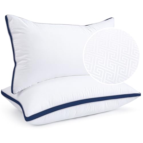 viewstar Bed Pillows King Size Set of 2, Hotel Quality, Down Alternative Big Pillow for Back, Stomach or Side Sleepers, Firm