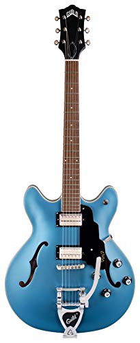 Guild Guitars Starfire I DC Semi-Hollow Body Electric Guitar, Pelham Blue, Double-Cut w/tremolo, Newark St. Collection