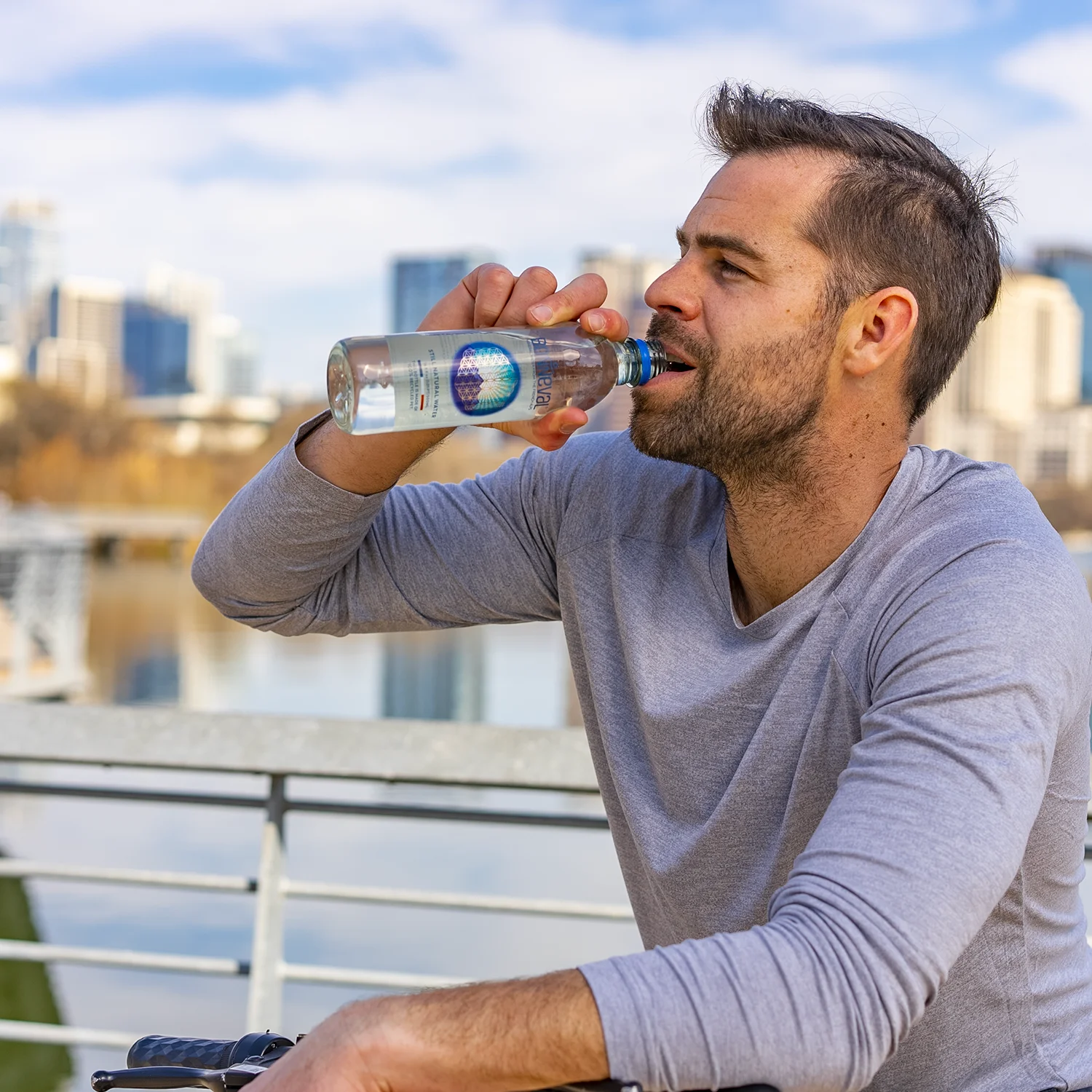 BONNEVAL Still Water Bottle - Natural Mineral Water With a Rich Taste From the French Alps, 100% Recycled and Recyclable - Water Bottles 24 Pack x 16.9FL OZ