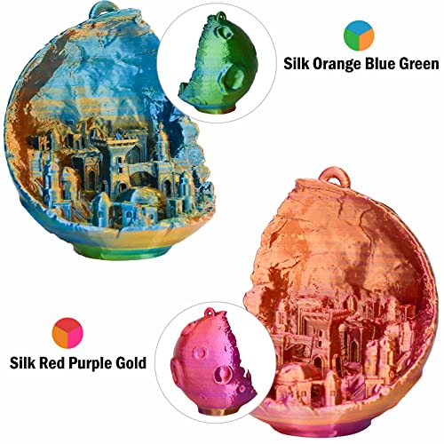 OVV3D Wood 3D Printer Filament Bundle - Wood PLA Filament 1.75mm, 200g x 4 Pack (Walnut, Oak, Cherry, Teak)