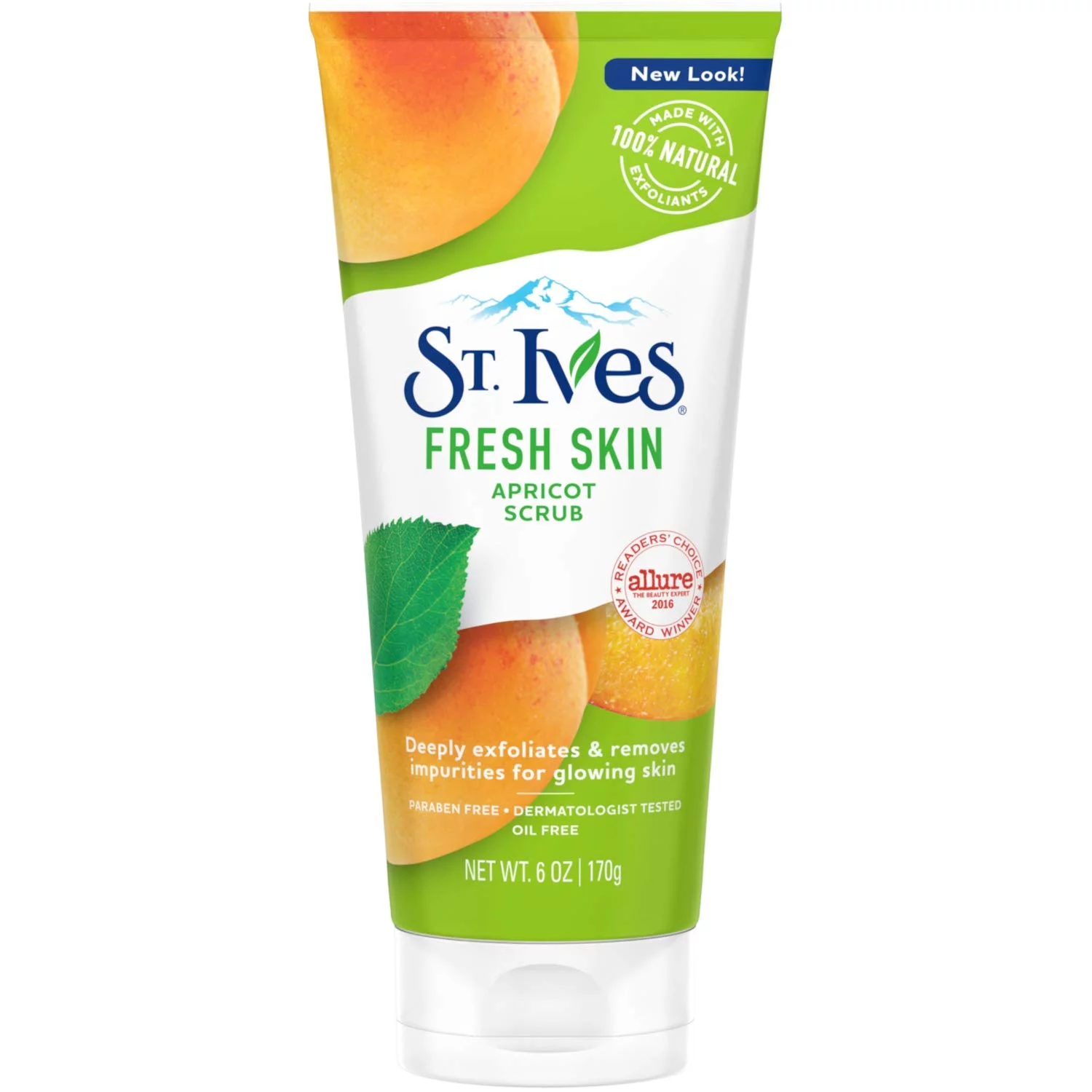 St. Ives Blackhead Clearing Facial Scrub, Green Tea, 6 Oz (8 Pack) (Bundle)