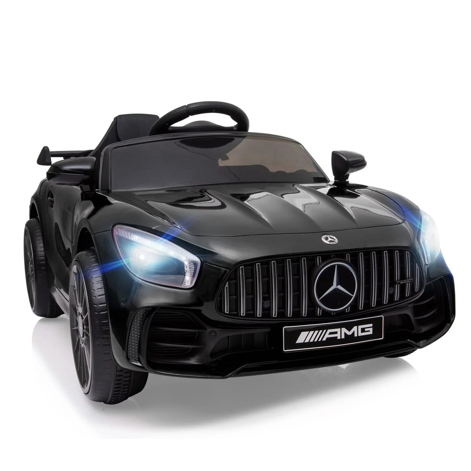 Electric Kids Ride on Toys, Mercedes Benz 12V Kids Ride on Car for Boys Girls, Battery Powered Kids Electric Cars with Remote Control