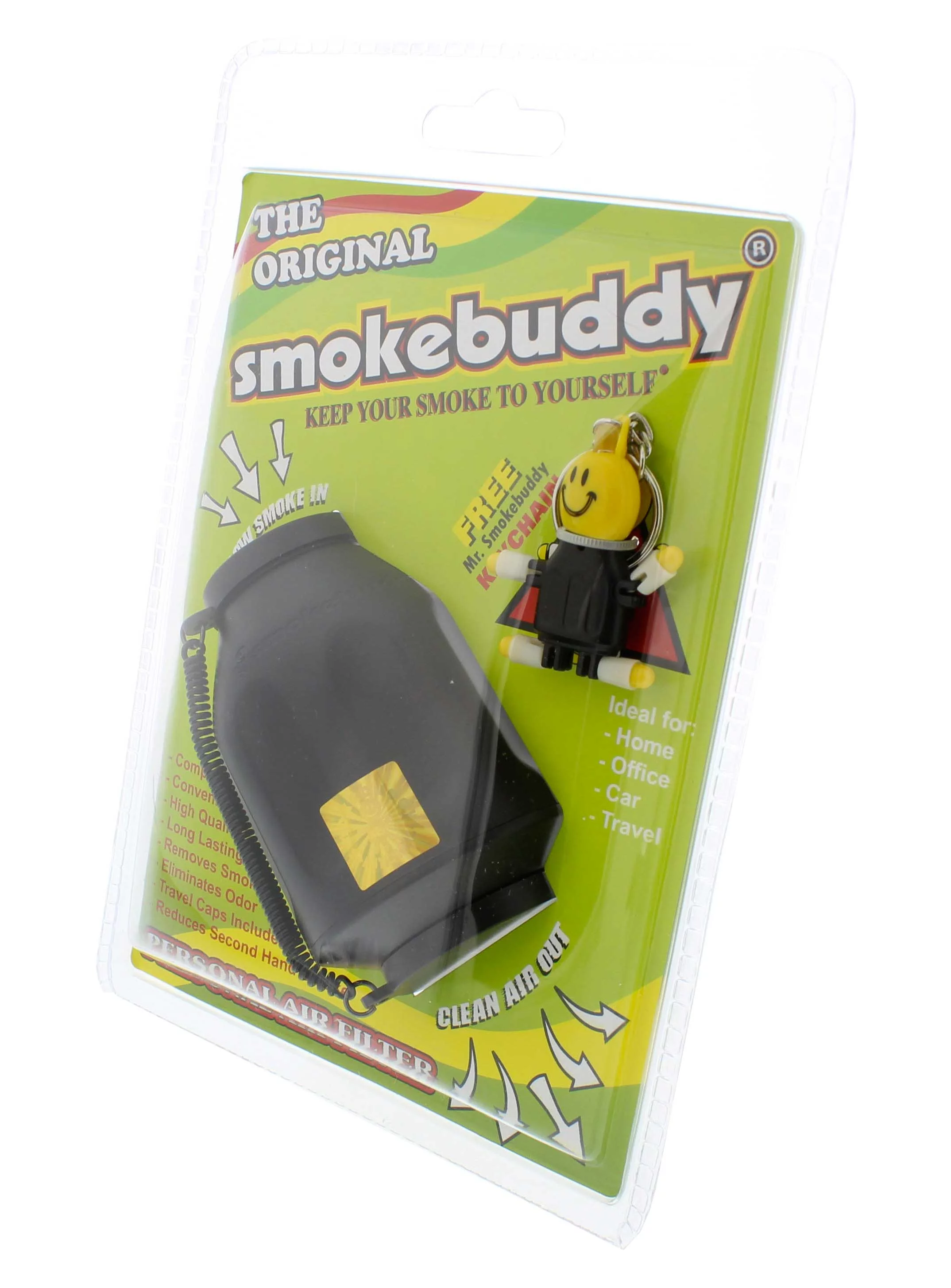 Smoke Buddy Original Personal Air Purifier Cleaner Filter Removes Odor - Black