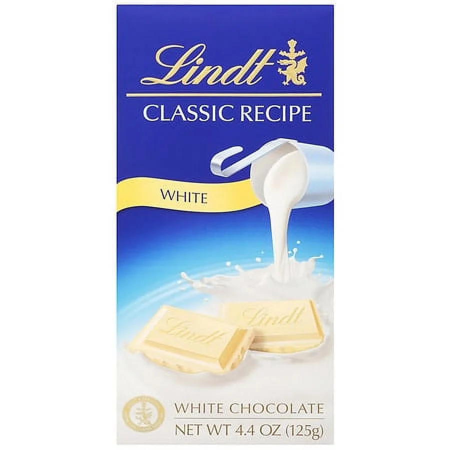 Lindt Classic Recipe White Chocolate Bar White Chocolate4.4oz Pack of 2
