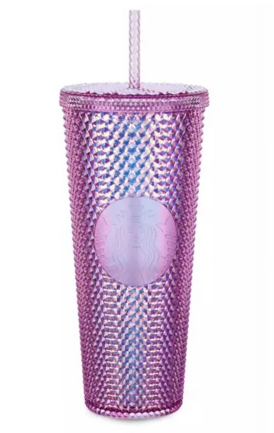 Starbucks Disneyland Geometric Tumbler with Straw – Pink