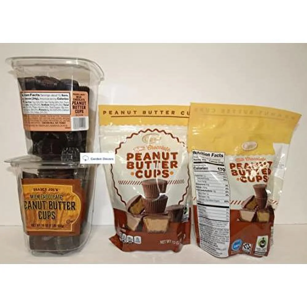 Trader Joe’S & Milk Chocolate Butter Cups (1 Tub & 1 Bag)