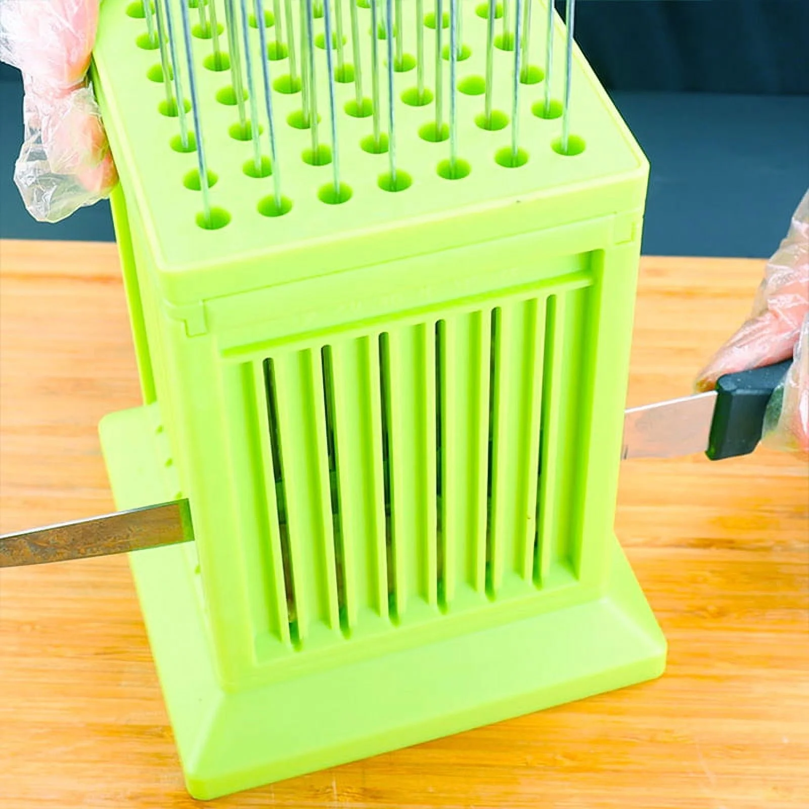 1pc Household Lamb Skewers Meat Threader, Skewers, Meat Skewers, BBQ Tools