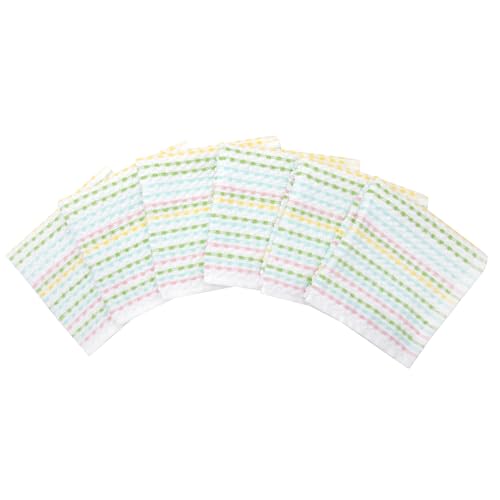 Ritz Pebble Bar Mop, Holiday Red-Green, 4 Towel Set