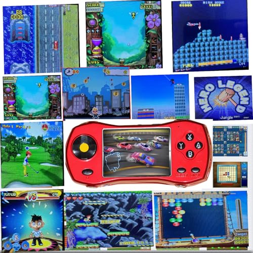 Handheld Game Console for Kids Preloaded 240 Retro Video Games, Portable Gaming Player with Rechargeable Battery 3.0
