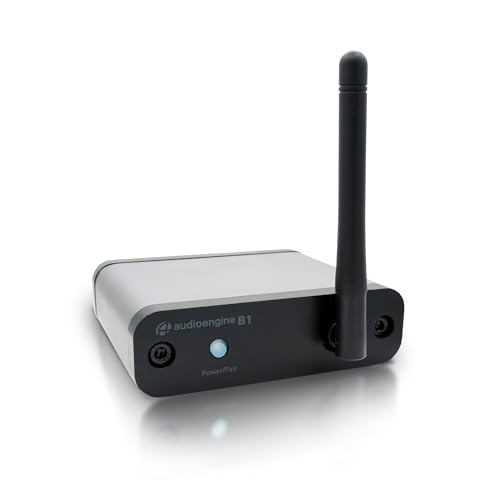 Audioengine B1 5.3 Bluetooth Receiver for Older Classic Stereo Speakers and Sound Systems - Long Range HiFi Adaptive Wireless Up to 32 Bit Audio Music Streamer