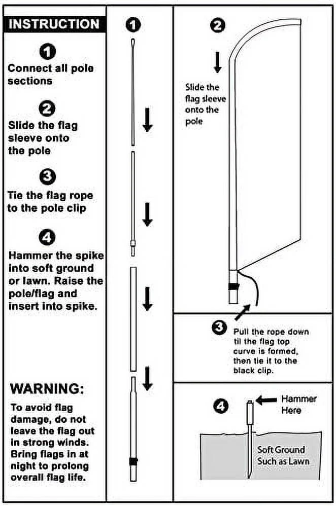 4Lessco PHILLY CHEESESTEAK - Windless Swooper Flag Feather Banner Sign 15 Ft Tall Kit Rq-H