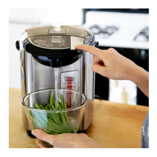 Tiger PDU-A40U Electric Boiler and Warmer (Black) with Washing Bowl and Spoon