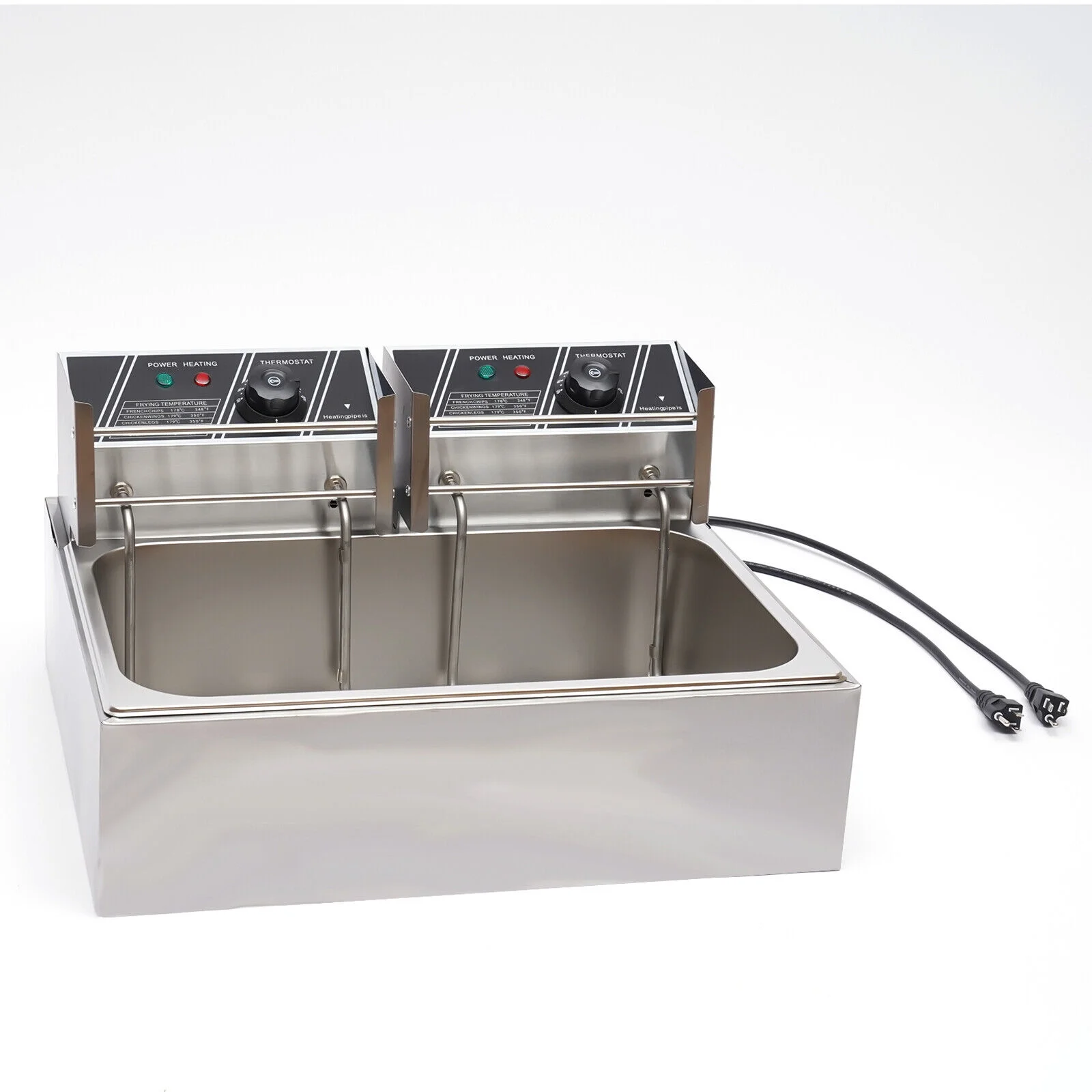 TFCFL 12L 5000W Single Tank Electric Deep Fryer Commercial Restaurant w/ Temperature Control