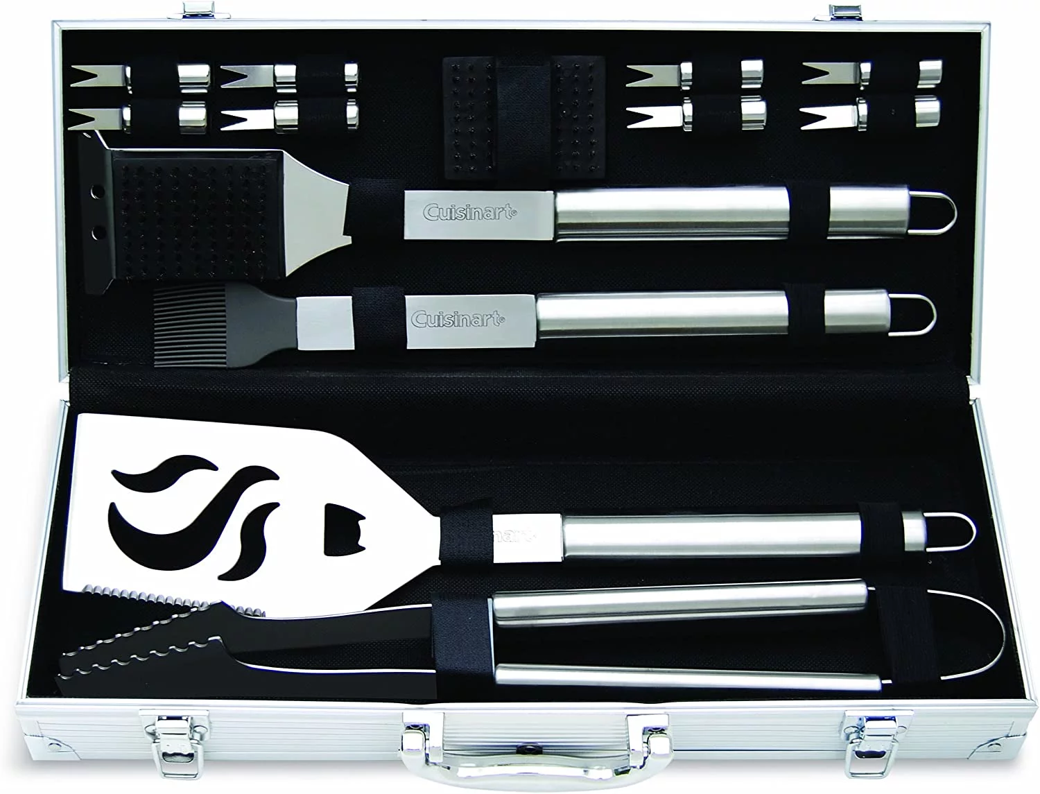 Cuisinart CGS-5014 Deluxe Grill Set, 14-Piece, Stainless Steel