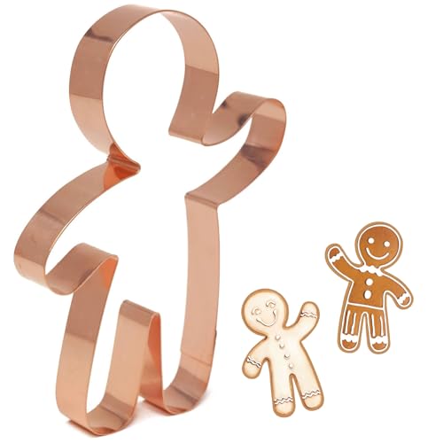 The Fussy Pup Gingerbread Boy Cookie Cutter 6 Inch Handcrafted in USA