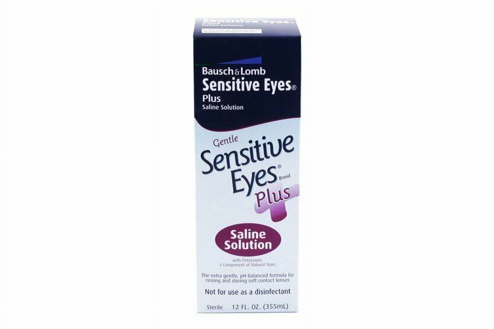 Bausch & Lomb Gentle Sensitive Eyes Contact Lens Cleaners 12oz, 5-Pack