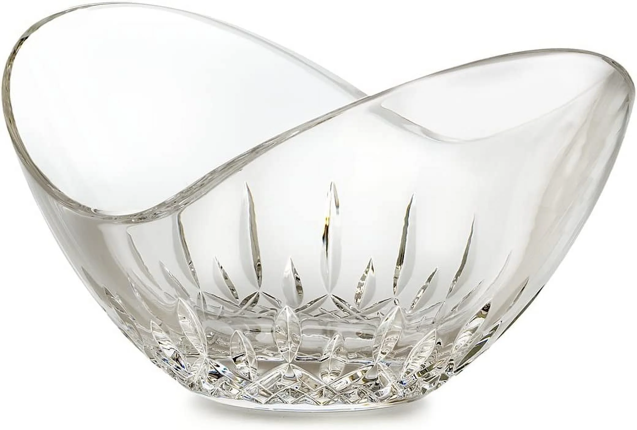 Crystal Lismore Essence Ellipse Bowl, 6", Clear