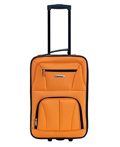 Rockland Fashion Expandable Softside Upright Luggage Set, Charcoal, 2-Piece (14/19)