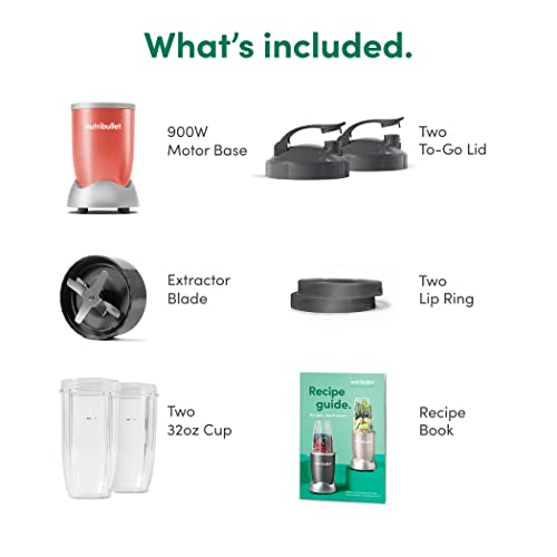 NutriBullet NB9-1301B Pro 13 Pcs Cobalt Blue, 900W Food Blender