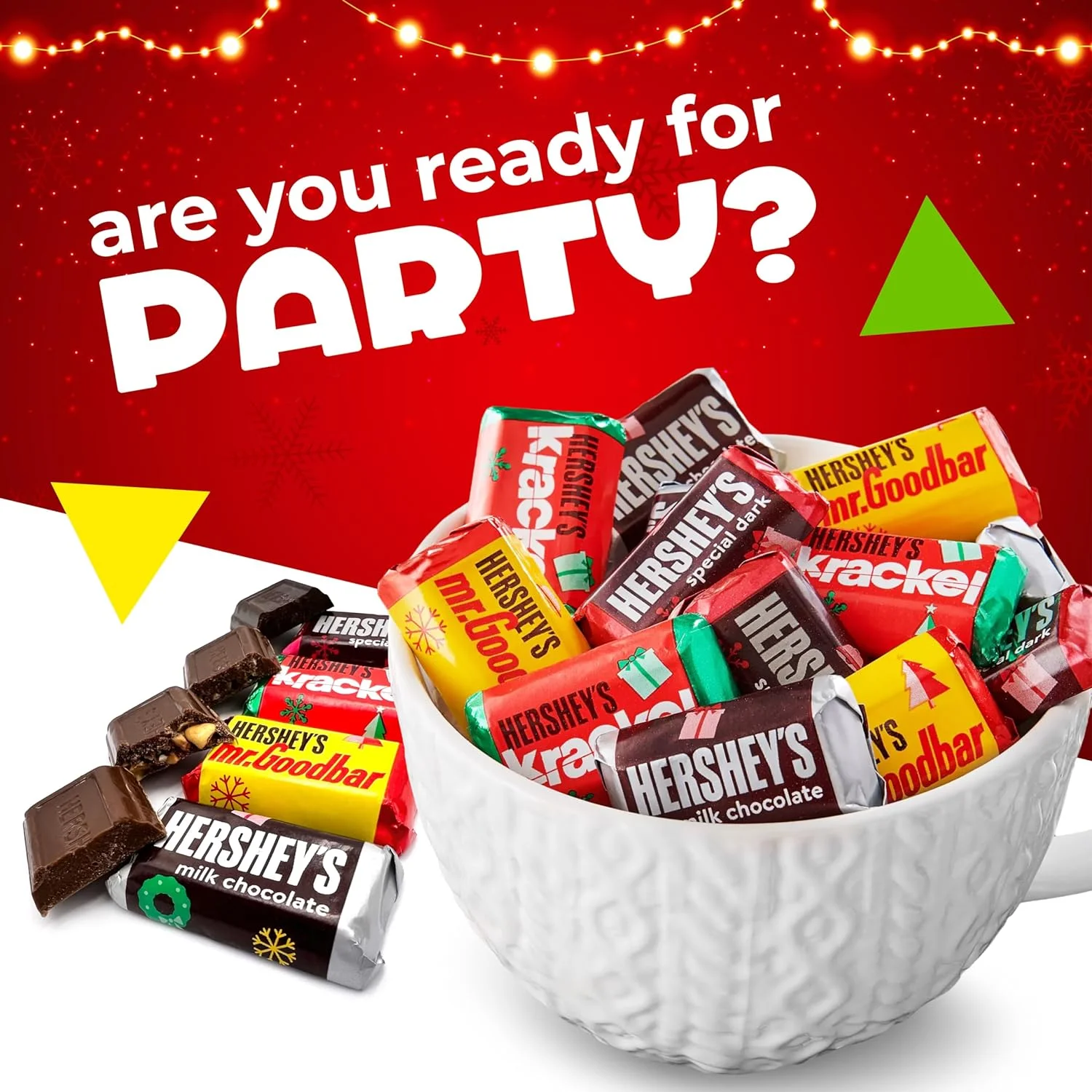 HERSHEY'S Original Miniatures Chocolate Candy Bar Assortment (5 Pound Bag - Approx. 260 Count)