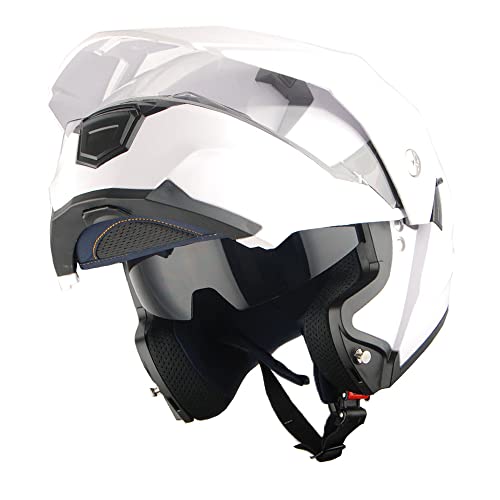 1Storm New Motorcycle Modular Flip up Full Face Helmet Dual Visor: HJK910 DSPORT