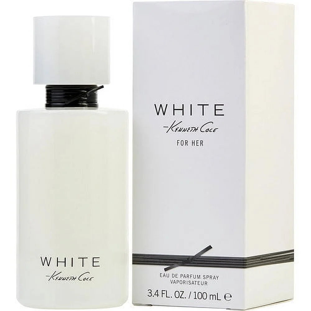 Kenneth Cole White Eau de Parfum Spray - 3.4 oz - Refreshing Allure