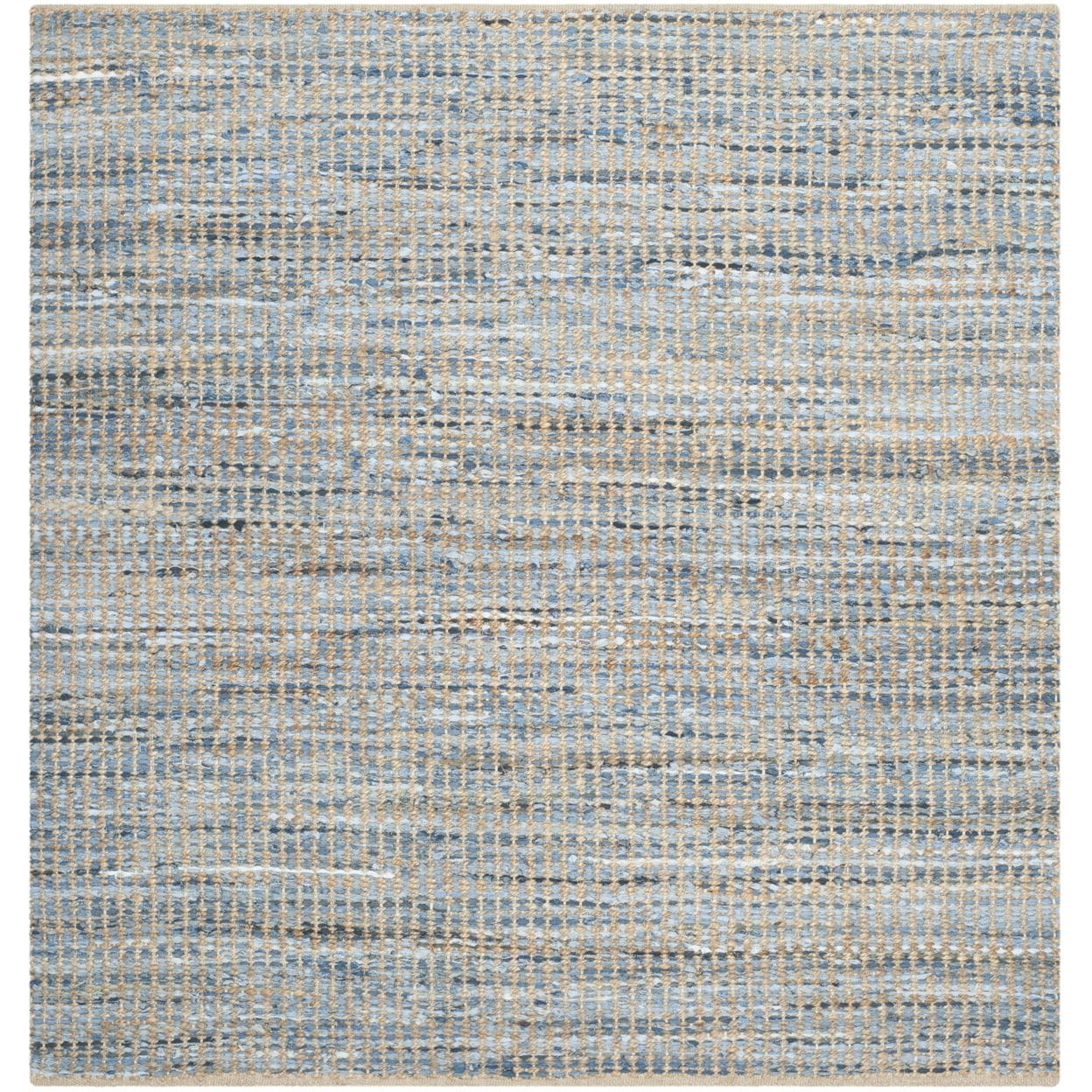 SAFAVIEH Cape Cod CAP352A Handwoven Natural / Blue Rug