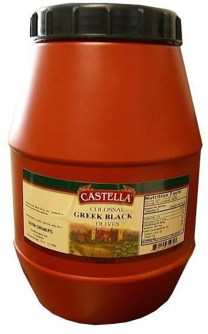 Greek Black Olives, Colossal (Castella) 2kg