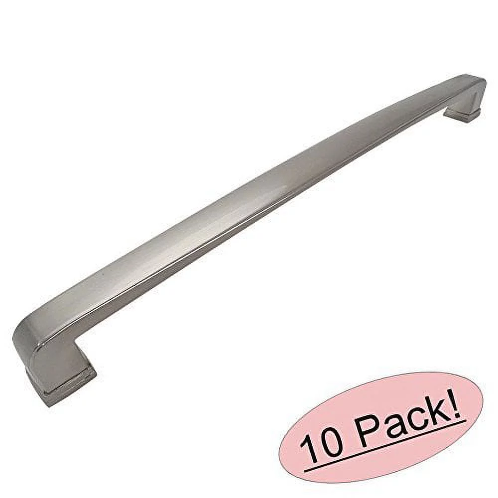Cosmas 4392-12SN Satin Nickel Modern Oversized Cabinet Hardware / Appliance Handle Pull - 12