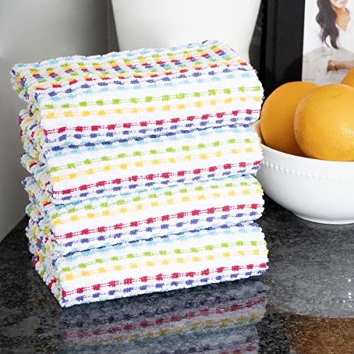 Ritz Pebble Bar Mop, Holiday Red-Green, 4 Towel Set