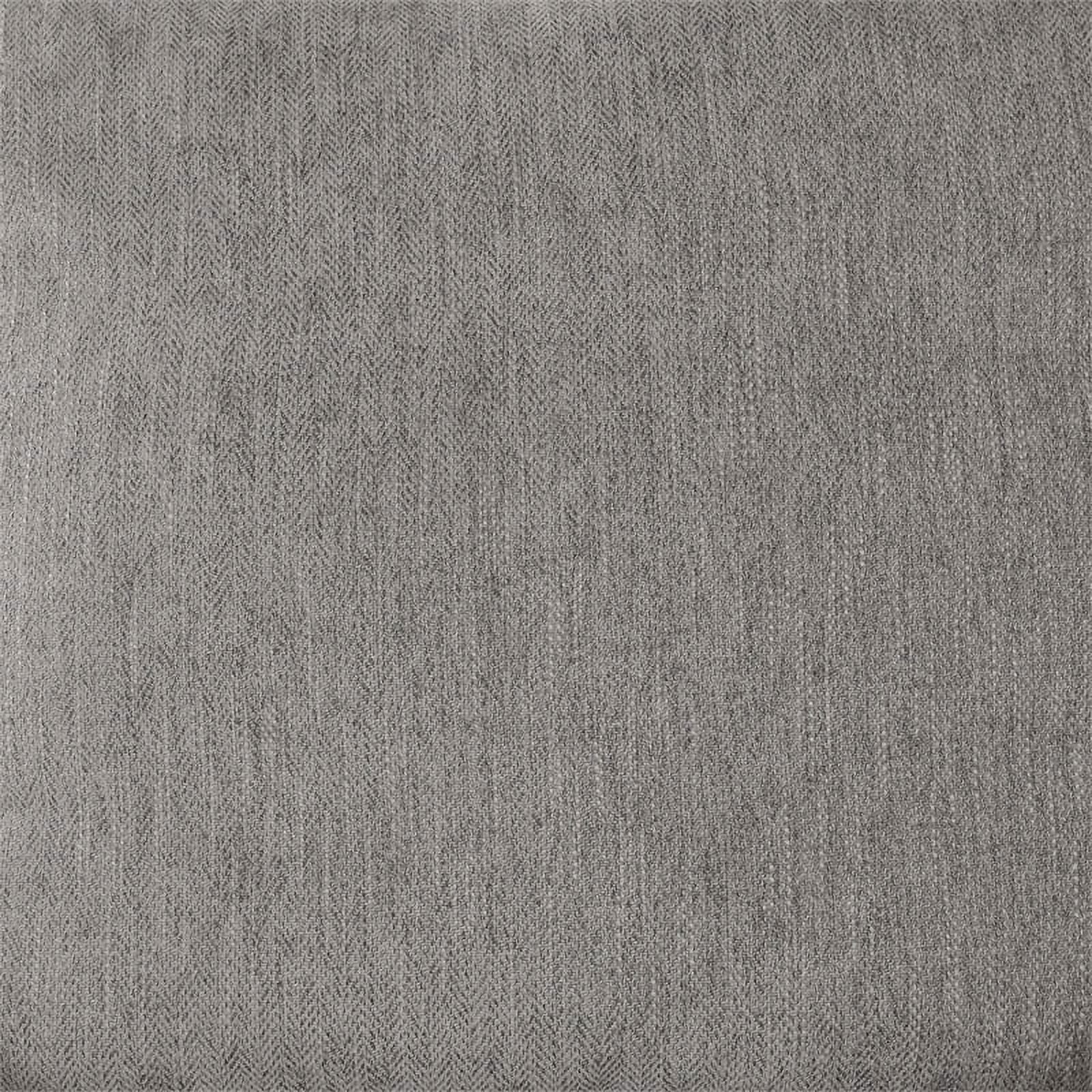 Furniture of America Elm Fabric Cushioned Accent Chair in Gray