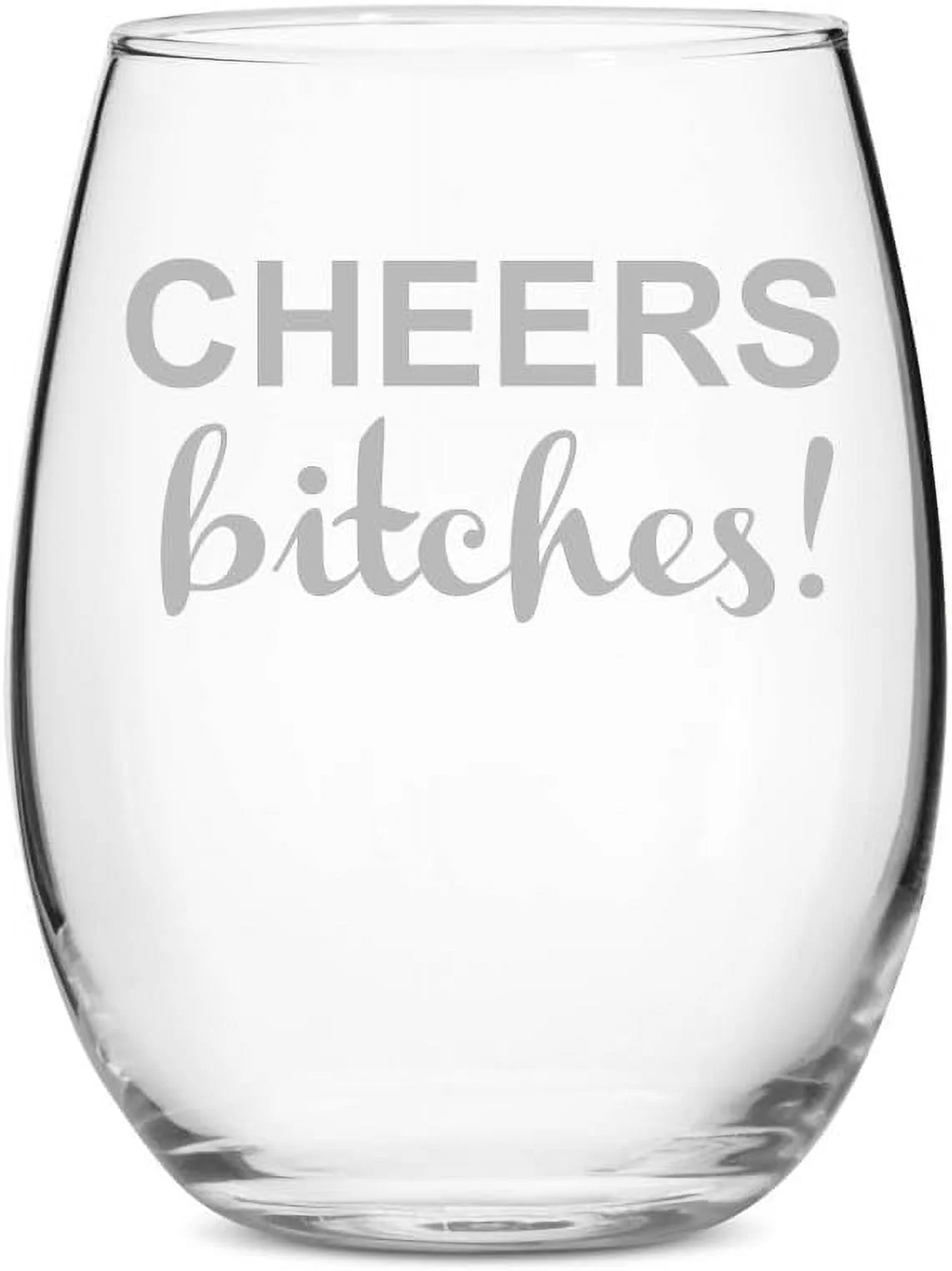 Cheers Stemless 21 Oz Wine Glass - Set Of 4