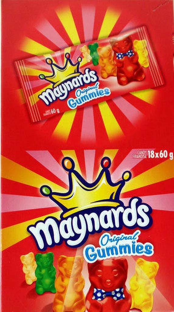 Maynard's Original Gummies (60g / 2.1oz per pack) 18ct {Imported from Canada}