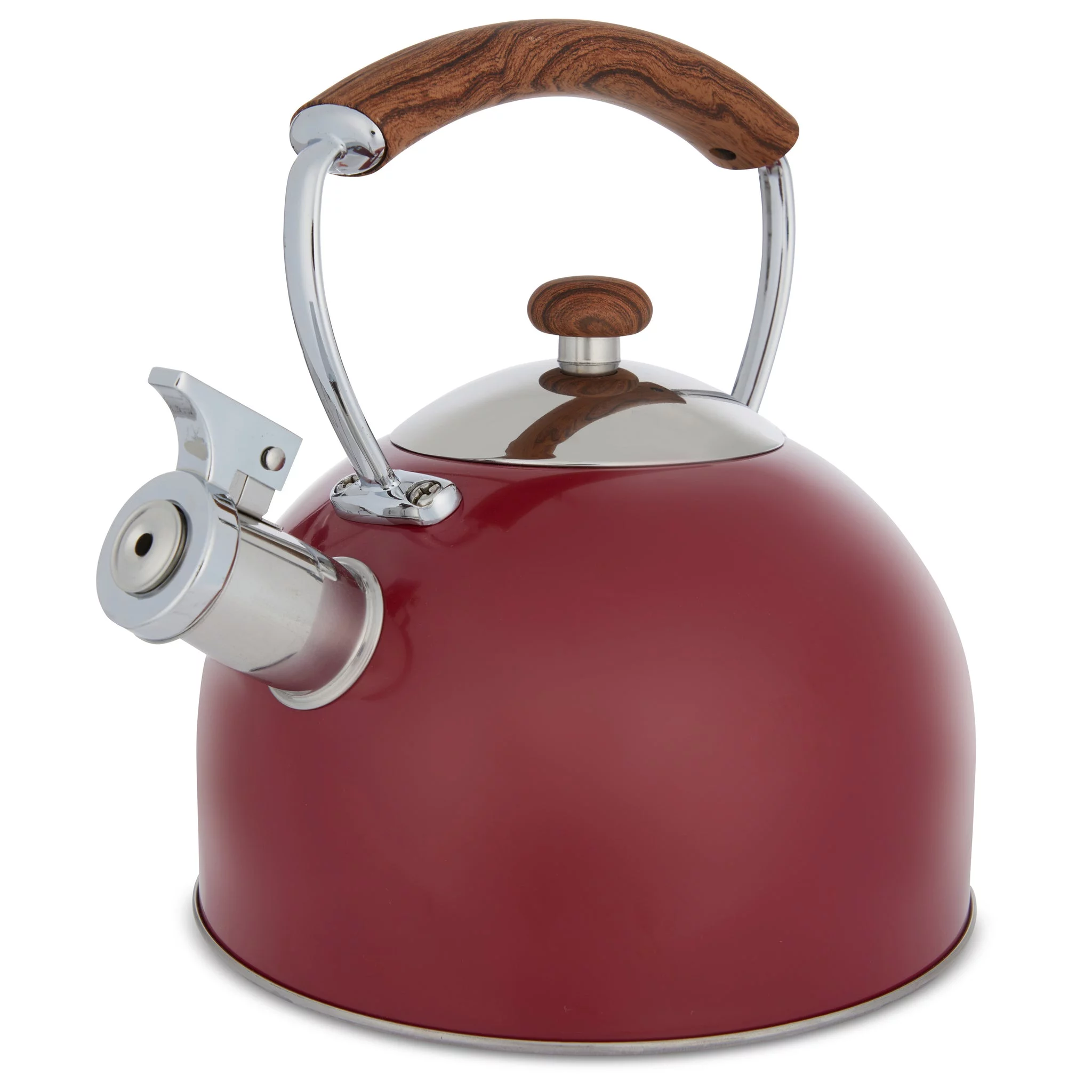 Phantom Chef 2.7 L Full Handle Tea Kettle, Red
