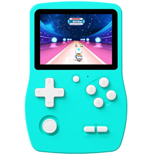 32 Bit Handheld Games for Kids,3.0'' IPS Screen and Built in 139 Video Games,Rechargeable Portable Electronic Gaming System Toys for Ages 4-14,Boys Girls Xmas Birthday Gift (Blue)