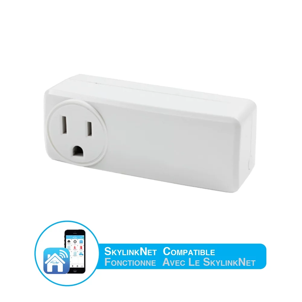 Skylink PM-318-2 Smart Plug-in ON/Off Remote Controllable Receiver for Wireless Home Automation Lighting Appliance Electronics Control, SkylinkNet Compatible