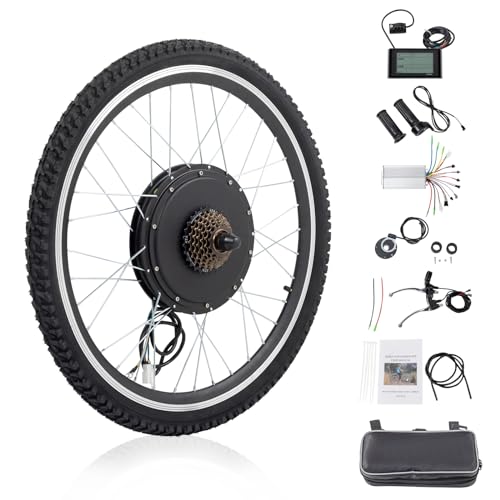 Ktaxon Electric Bike Conversion Kit, 48V 1000W Ebike Conversion Kit, 26