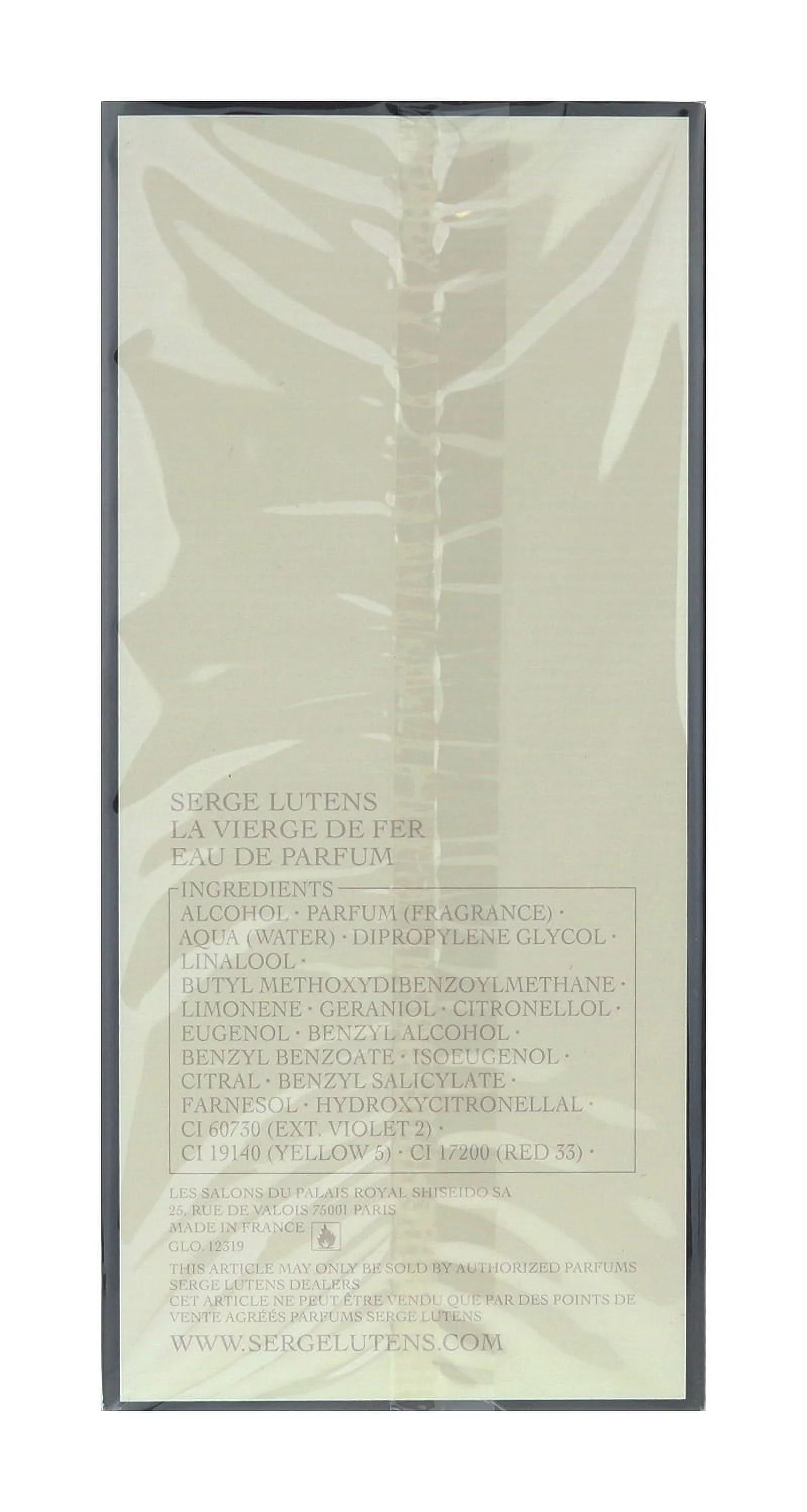 Serge Lutens Unisex La Vierge De Fer EDP Spray 1.6 Fragrances 3700358123198