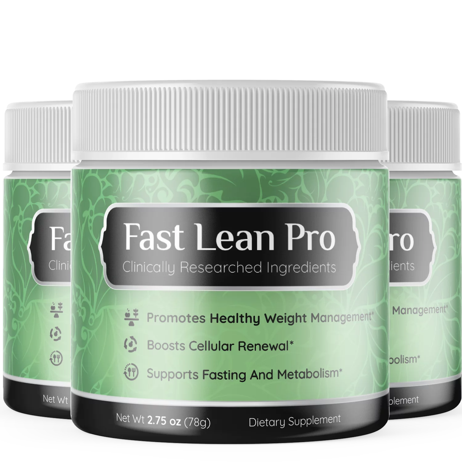(3 Pack) Fast Lean Pro - Dietary Supplement Keto Powder Shake for Weight Loss Management & Metabolism - Appetite Suppressant